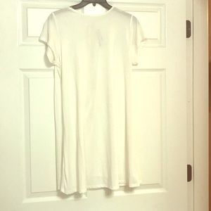 White T-shirt Dress